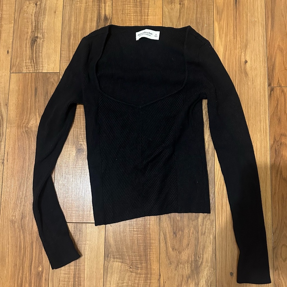 Abercrombie knit crop long sleeve